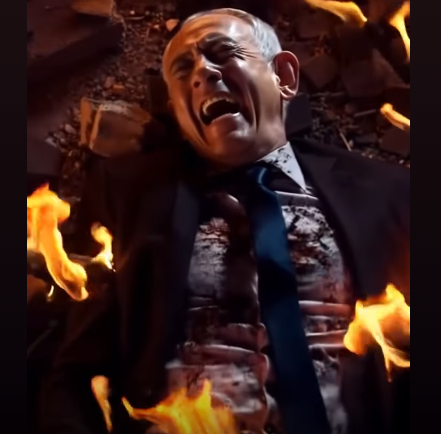 PhilipAppleby's tweet photo. It should be seriously noted that monster's like Netanyahu do need to be seen to be punished.
It is morally justifiable for perpetrators like Netanyahu to be seen to die slowly through unbearable torture techniques and publically witnessed by those able to watch. https://t.co/gUZI9WYo0W