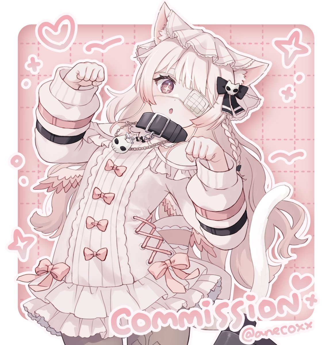ねこ様 2222人記念にイラスト公開するよ！skebにてあねこ様( @anecoxx )に描い