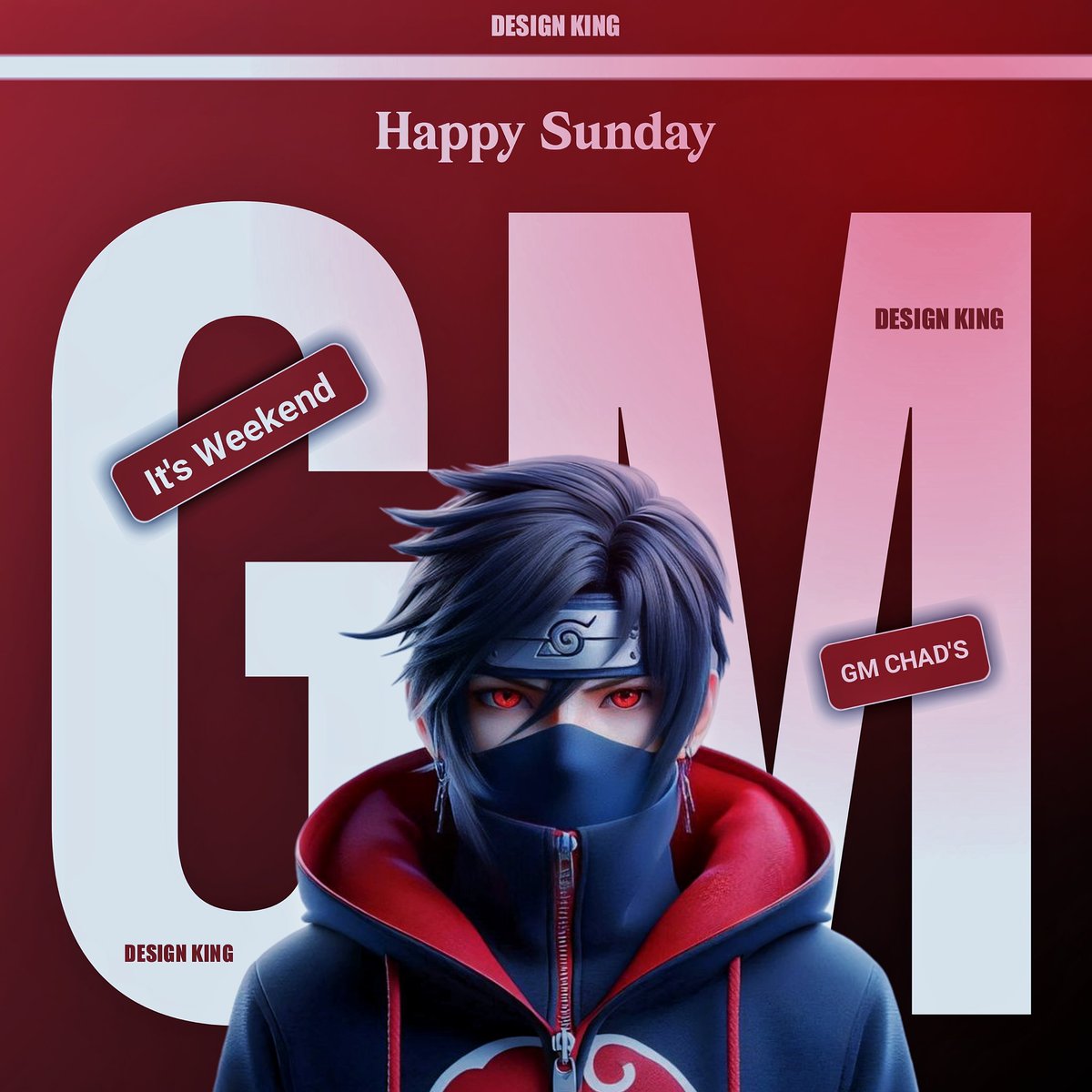 designking706's tweet photo. Gm Chad's 
it's Sunday vibes! Waking up to a decentralized world of possibilities. Hope your weekend is filled with Web3 explorations, NFT discoveries, and blockchain breakthroughs. #Web3Sunday #Blockchain #Crypto
Still your best designer DESIGN KING 👑 https://t.co/ES74dQkUHK