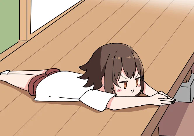 なにかと地面に接地することが多い姉