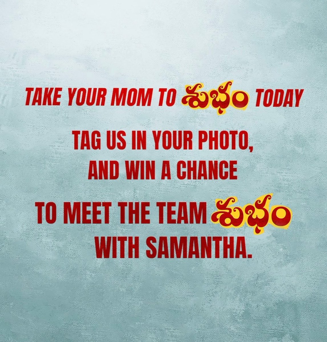 Happy #MothersDay - Team #Subham

Go book your tickets now - tr.ee/d7p9iPs7AT