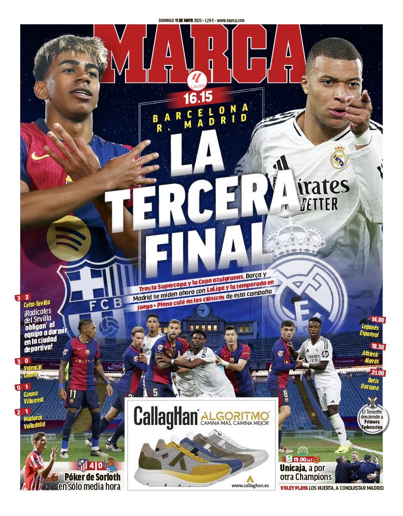 Lätta steg mot jobbet i dag. Det är bara  njuta av att vi får se ett fjärde El Clásico den här säsongen.