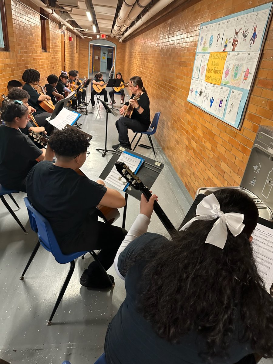 Several of  our <a href="/LFSackettSharks/">Lillian Feinstein Elementary at Sackett Street</a> guitar students (and alumni) perform for families at this year's annual Multicultural Night. 🎵