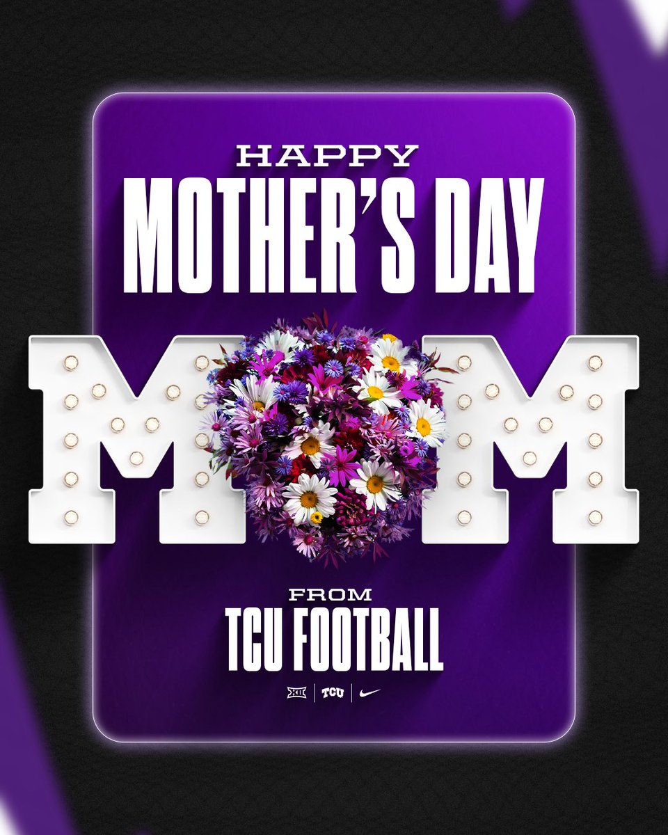 For all that you do, Happy Mother’s Day! 💜