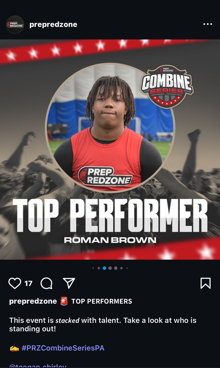 Roman Brown (@its_rbrown) on Twitter photo Blessed to be named a top performer at my first showcase this offseason many more to come💯 <a href="/PrepRedzonePA/">Prep Redzone Pennsylvania</a> @PRZPAvic <a href="/PrepRedzone/">Prep Redzone 🏈</a> Blessed to be named a top performer at my first showcase this offseason many more to come💯 <a href="/PrepRedzonePA/">Prep Redzone Pennsylvania</a> @PRZPAvic <a href="/PrepRedzone/">Prep Redzone 🏈</a>