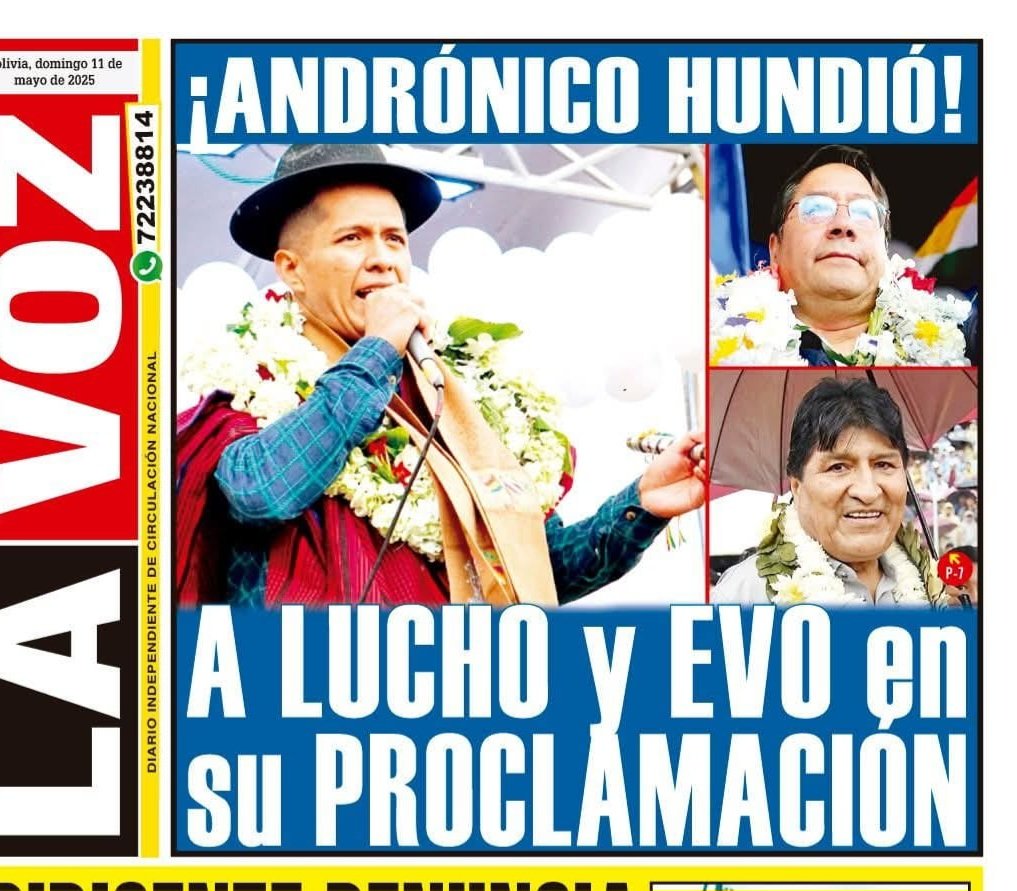 Evo se farreó el gas, derrochó dólares, nos hundió en corrupción y llenó de narcotráfico; AnRod fue su mano derecha.
Arce terminó de destruir #Bolivia y AnRod presidió su Senado, ayudándolo 5 años.
Ahora AnRod desconoce a sus "jefazos" y dice que son meras "caras conocidas".