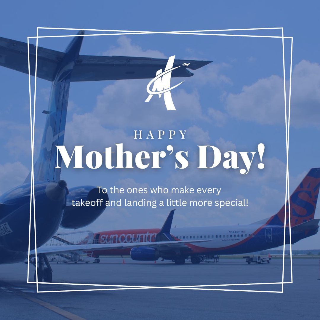To those who lift us up and help us soar - Happy Mother's Day! 💝

Whether you're visiting loved ones or welcoming them home, we are grateful to be part of your journey. 

#MCN #iFlyMacon