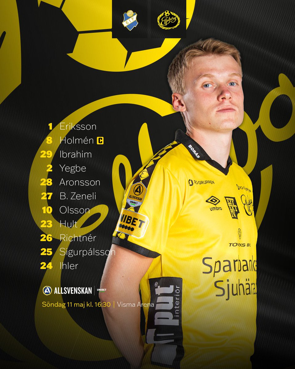 Startelvan 👊
_____
#vitillsammans #elfsborg #borås
