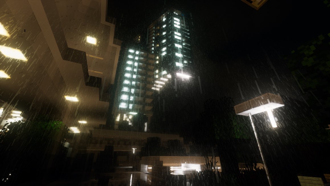 fleet_scarlet's tweet image. 把一烂尾楼拍得还挺赛博