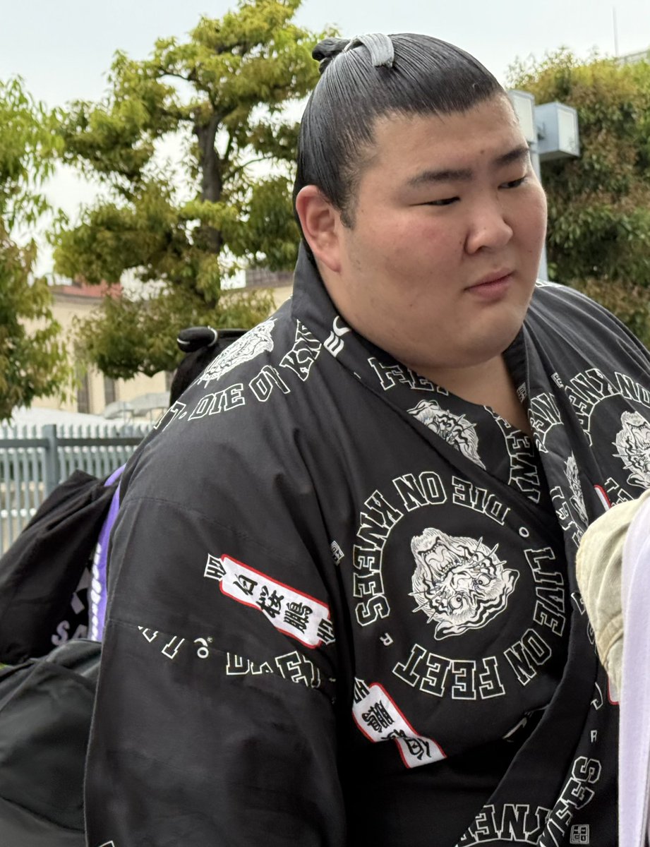 初場所2025初日 #熱海富士 大好きな伯桜鵬関の浴衣💕