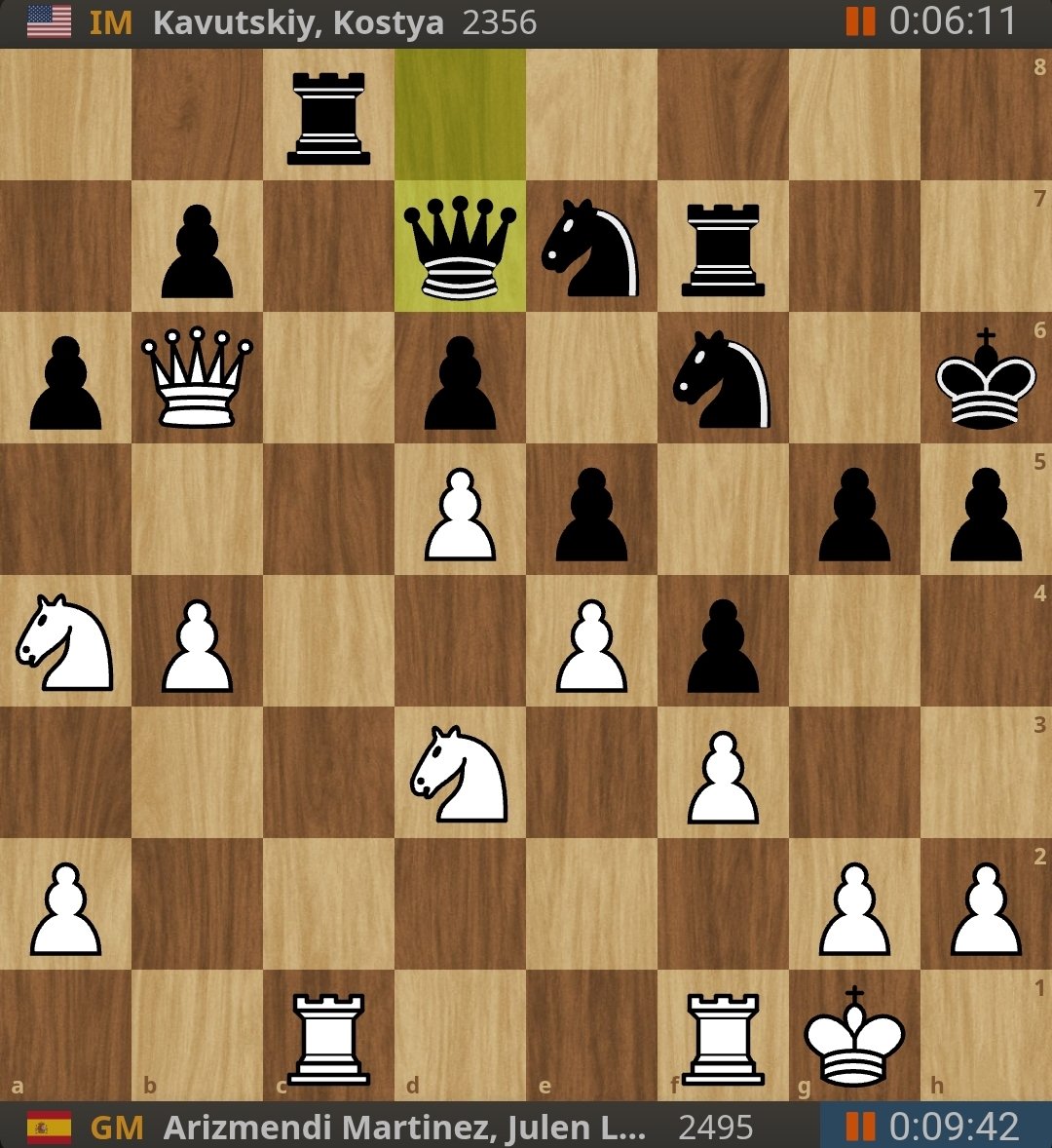 Julen, who is taking part right now in the <a href="/killer_chess/">Killer Chess Training</a> Open, just played the winning move. Can you find it?

#chess