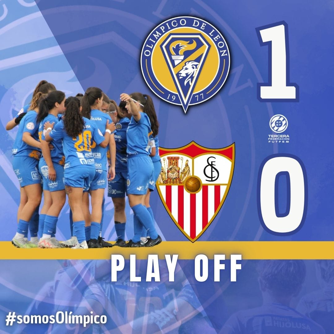 🟡🔵 MatchDay

PLAYOFF DE ASCENSO 

🕚 | 45' | Final de la primera parte!!

Olímpico de León <a href="/unileon/">Universidad de León</a> 1️⃣ - 0️⃣ <a href="/SevillaFC_Fem/">Sevilla FC Femenino</a>

#leonesp 
#somosolimpico
#vamosolimpico