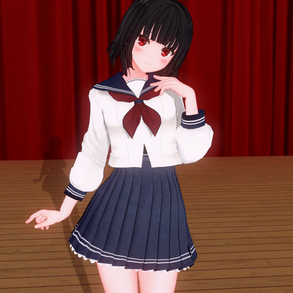 うん億年ぶりに黒髪ショートをエディットしました
