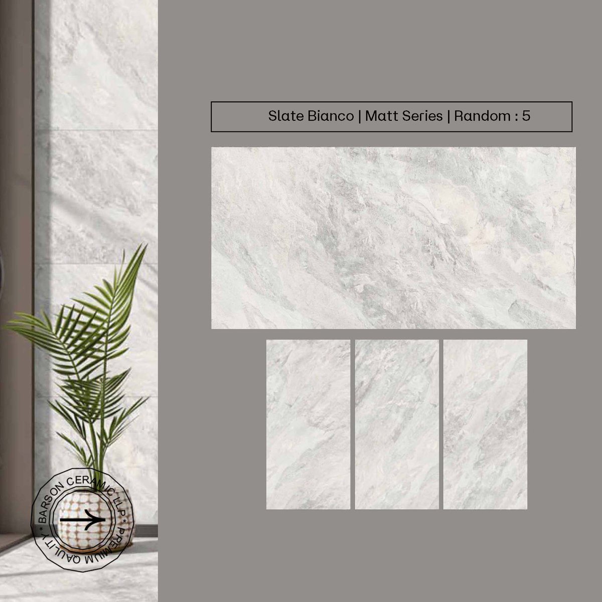 Barsonceramic's tweet image. An elegant tile "slate bianco" features a subtle, natural stone-inspired texture with soft grey and white tones, offering a modern aesthetic suitable for both walls and floors. The matte finish enhances its sophisticated slate look your interiors.
[ barsonceramic.com ]