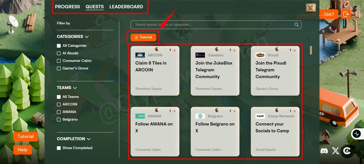 Camp Network Layer 1 Early Testnet Guide 🧵 

They've raised $30M to Build the Autonomous IP Layer.

- Visit : testnet.campnetwork.xyz

- Complete quests on quest tab to Earn Matchstick Points.

- Every quest has a simple tutorial guide to help you finish it easily.

- Track your