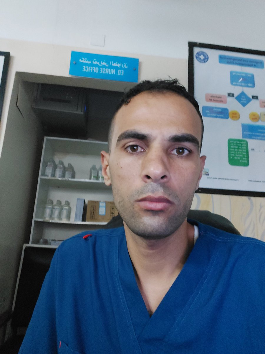 With weary eyes and a heavy heart...
After 24 continuous hours in the emergency unit, surrounded by the cries of the wounded and the screams of children,
I’m still standing—not because I’m fine, but because someone needs me.
I am the nurse who hasn’t received a salary in months,