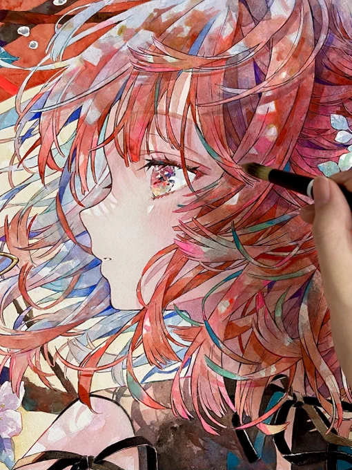 wip*透明水彩 