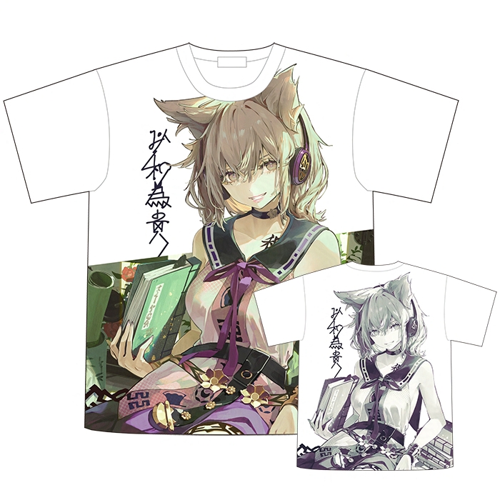 豊聡耳神子 「BOOTHにて例大祭新作の『神子Tシャツ』通販開始しました!!!同時に『神子抱き」|syuri22🍣例大祭 あ02abのイラスト