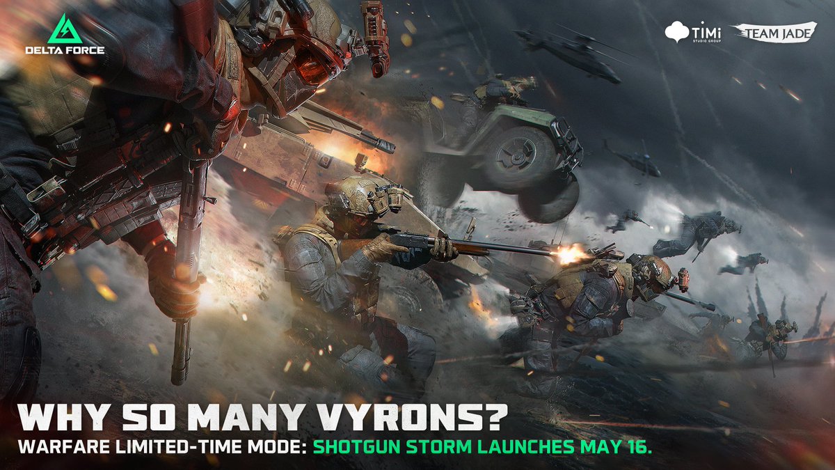 🚨Delta Force Mobile🚨

NEW Shotgun Only mode is dropping on May 16th!

What other modes would you love to see added? 👇

#DeltaForce #DeltaForceMobile