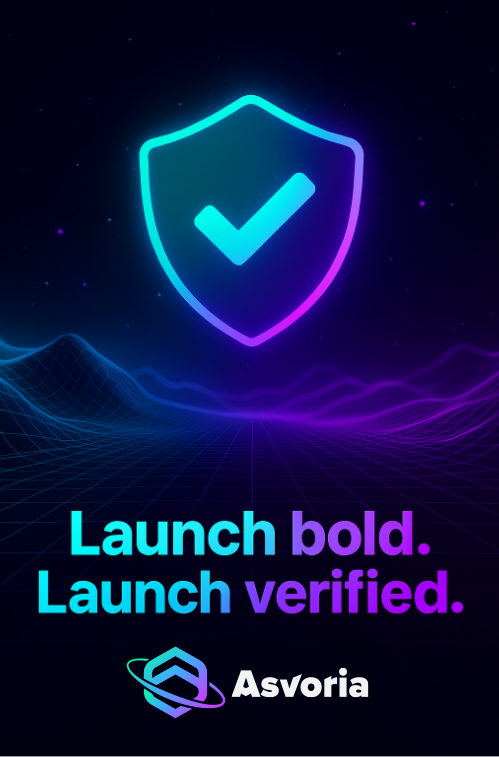 Asvoria_web3's tweet photo. Launching in Web3 shouldn’t feel risky.
At Asvoria, every project is KYC-verified and backed by real utility.
Ready to launch smart?
#Asvoria #Web3Security #VerifiedOnly #NotFinancialAdvice https://t.co/gm36BLU10I
