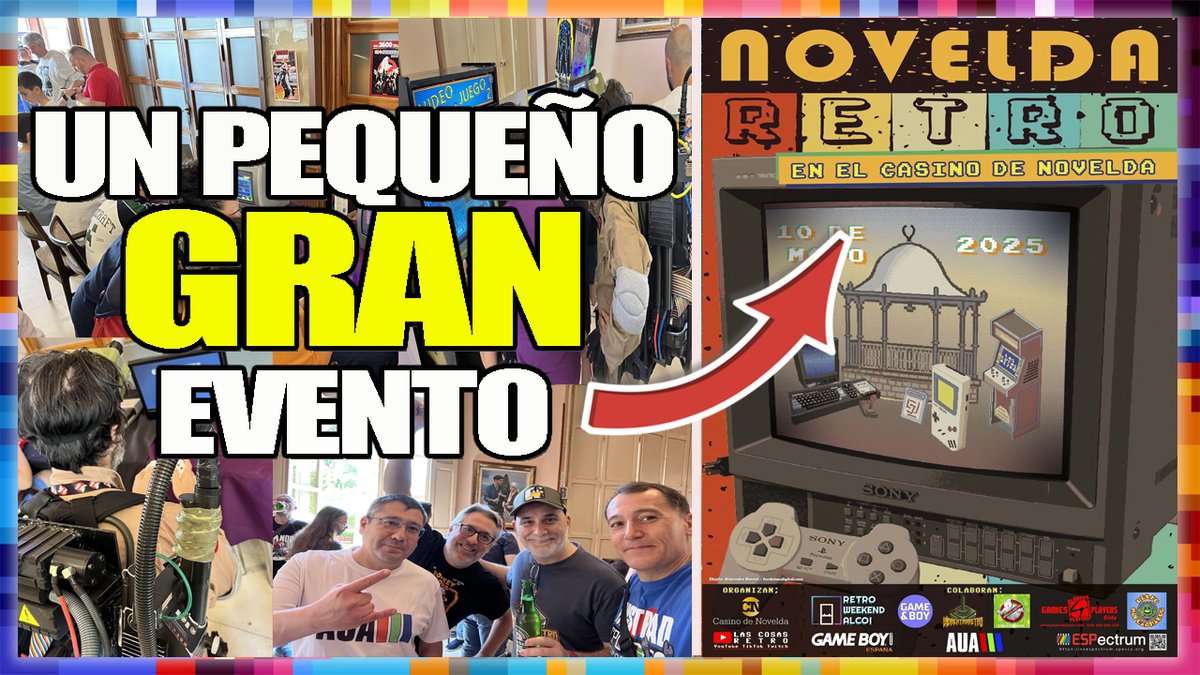 🥰Familiar, acogedor y emocionante a partes iguales.

Este es mi resumen del evento NOVELDA RETRO y que, como de costumbre, os dejo plasmado en un pequeño video en mi canal de YouTube.

🔵​youtu.be/t-ran7bgbYU