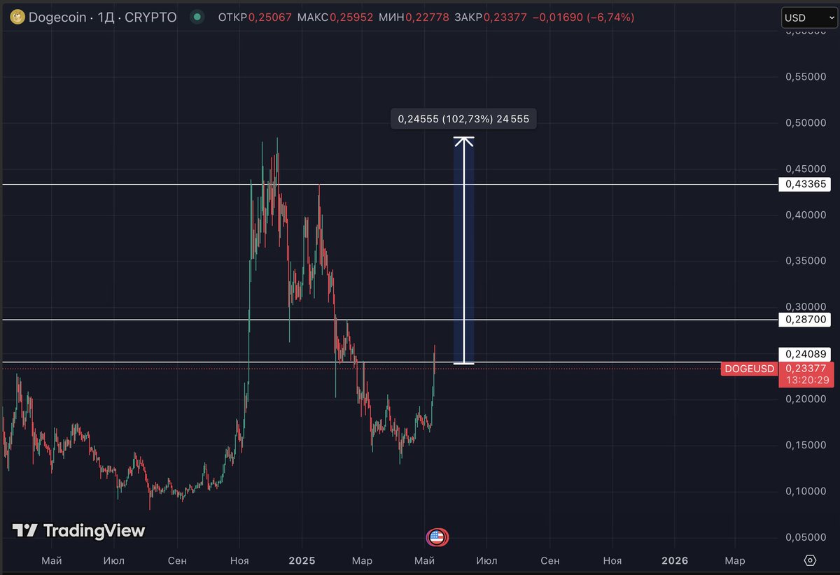 $DOGE target next 2 week