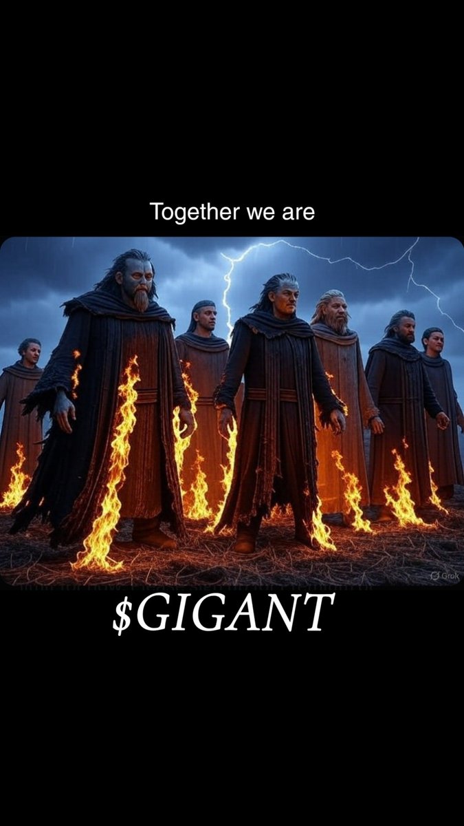 Kushcoms's tweet photo. #GIGANT 
They see the smoke, we are the fire. https://t.co/qJkapjIerT