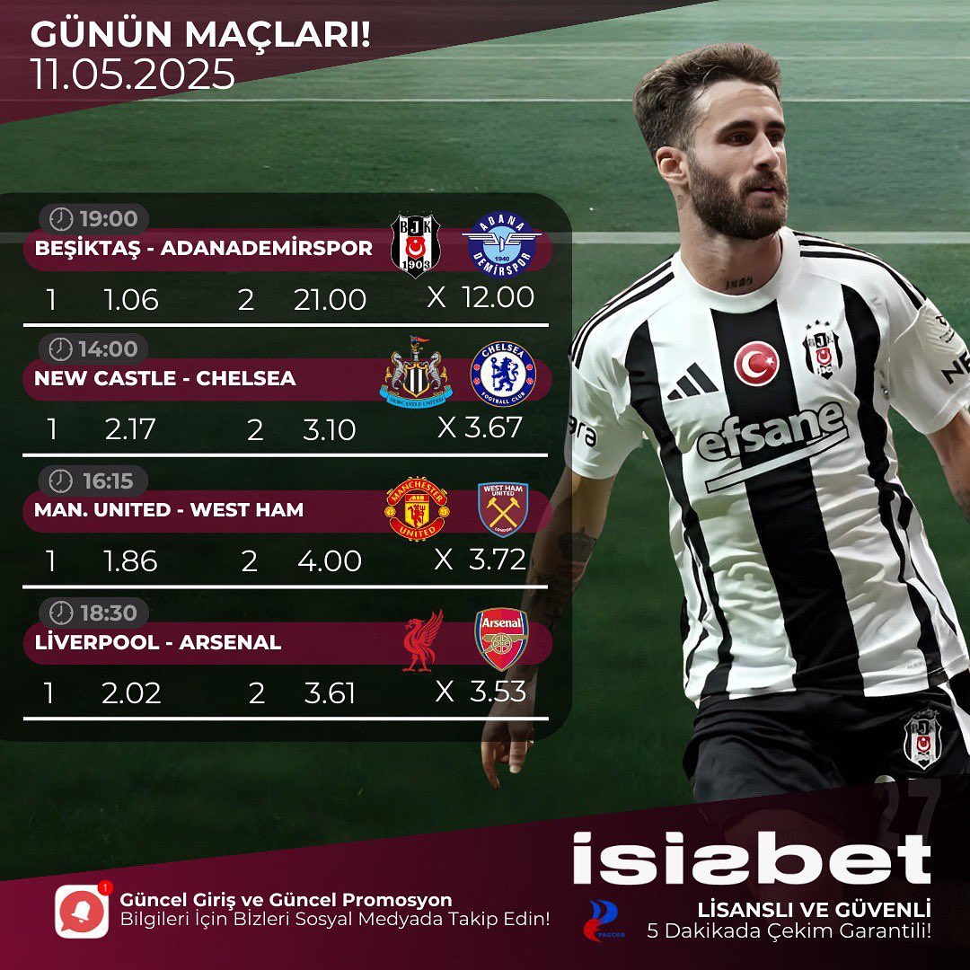 🚨İSİSBET İLE GÜNÜN MAÇLARINA HAZIR MISIN?

YÜKSELTİLMİŞ ORANLAR İLE HEMEN KUPONUNU YAP VE KAZAN!!

🌐Yeni bir başlangıç için güncel adres açıklama kısmındadır.

#isisbet #isisbetgiris