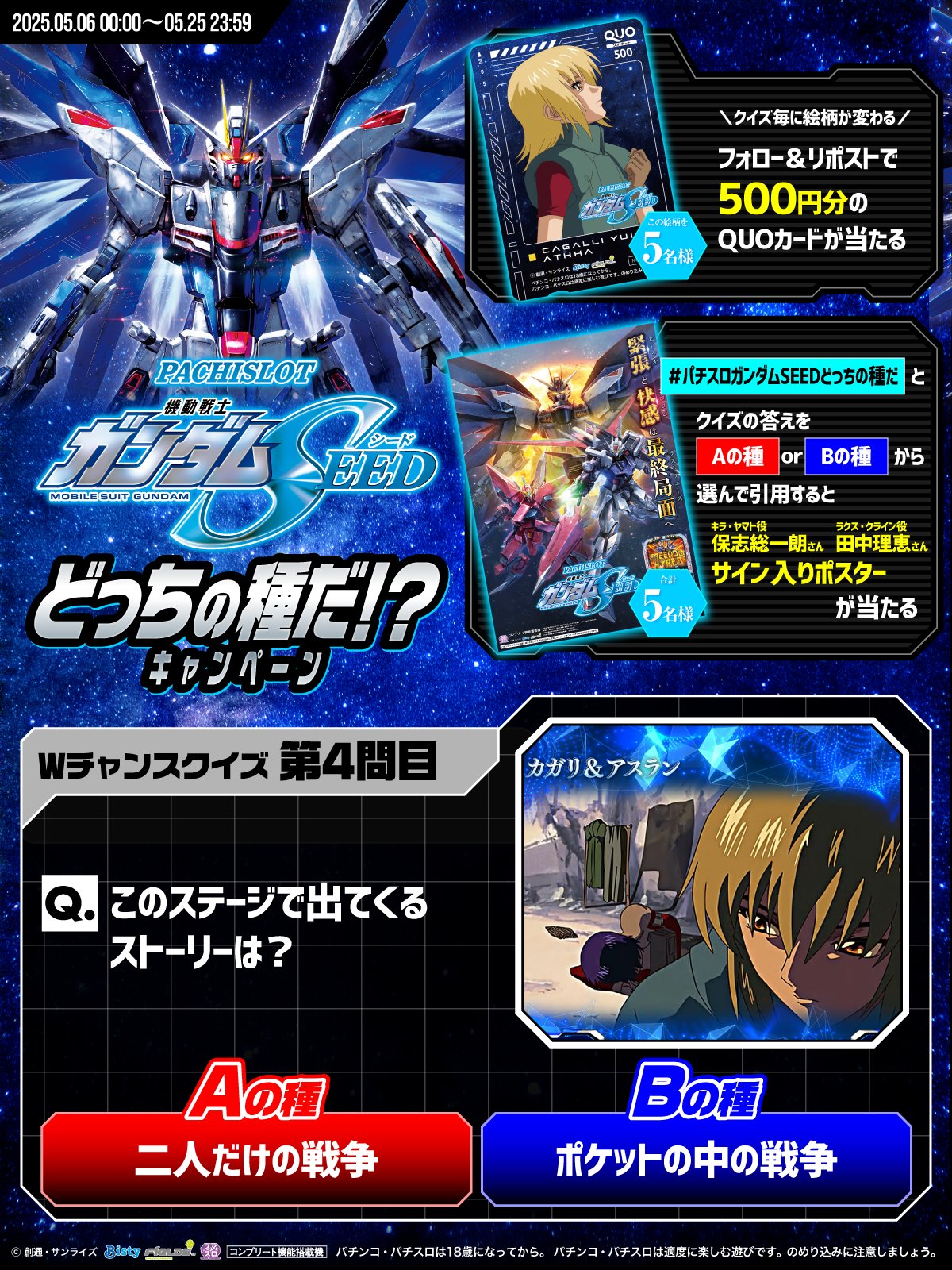 保志総一朗さん 直筆サイン入りカード エールストライクガンダム