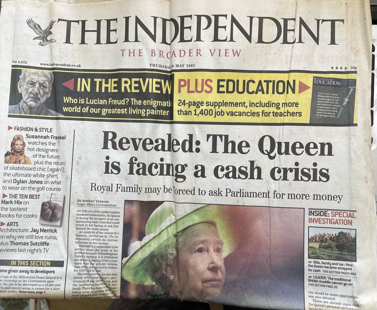 How the Palace turned a 23-year-old cash crisis into a taxpayer funded bonanza. bbc.co.uk/news/articles/…