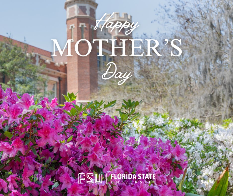 Happy Mother’s Day to all the incredible FSU moms! ❤️💛
Thank you for being such an important part of the #FSUFamily!