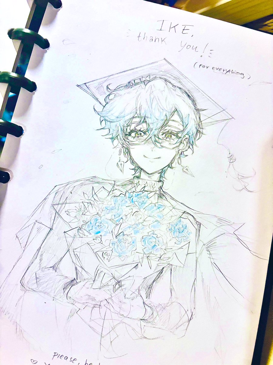 #ikenography 💐💙