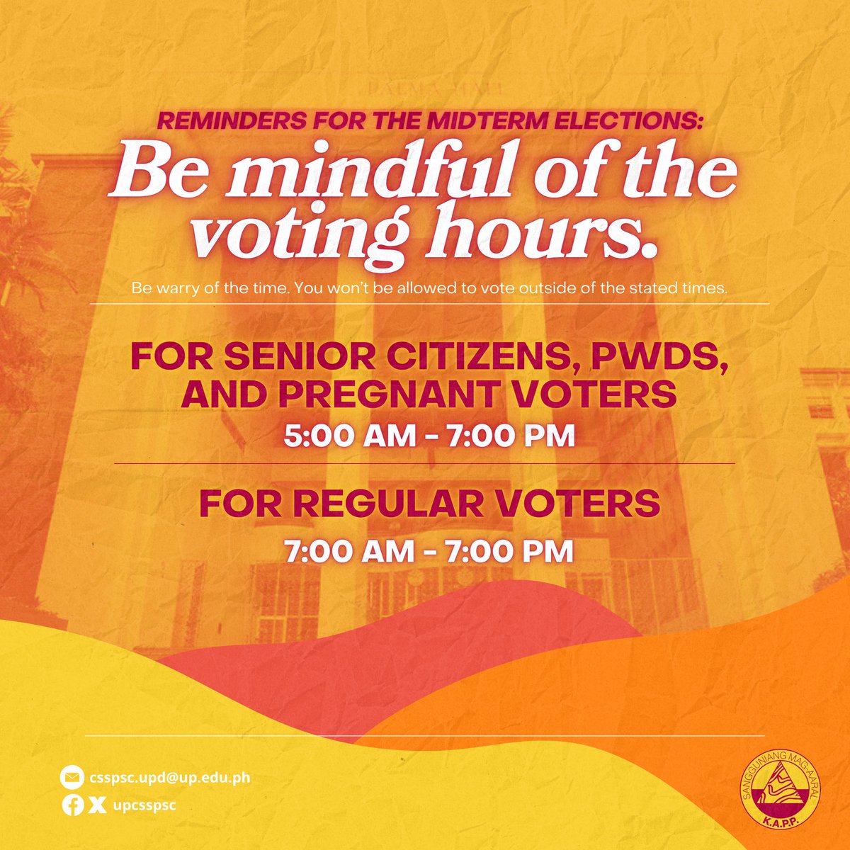 UP CSSP Student Council tweet media