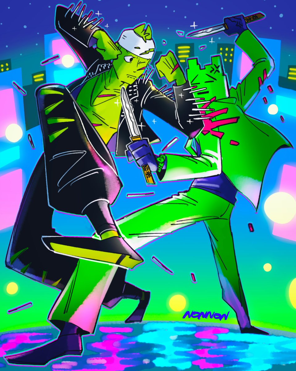 「Fight mode #majoremory」|NONNONのイラスト