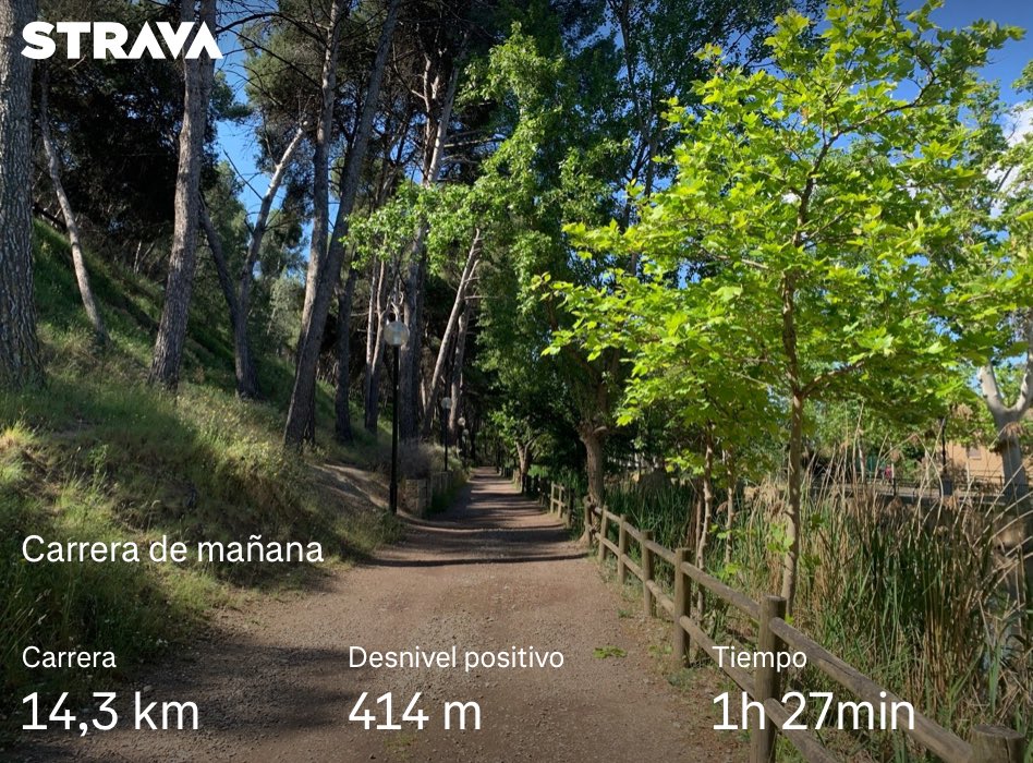 Empieza a hacer calor si no madrugas 😅🏃🏻‍♂️🏃🏻‍♂️
#sundayrun #run #running #correr #beatyesterday #garmin #strava #KMSxELA