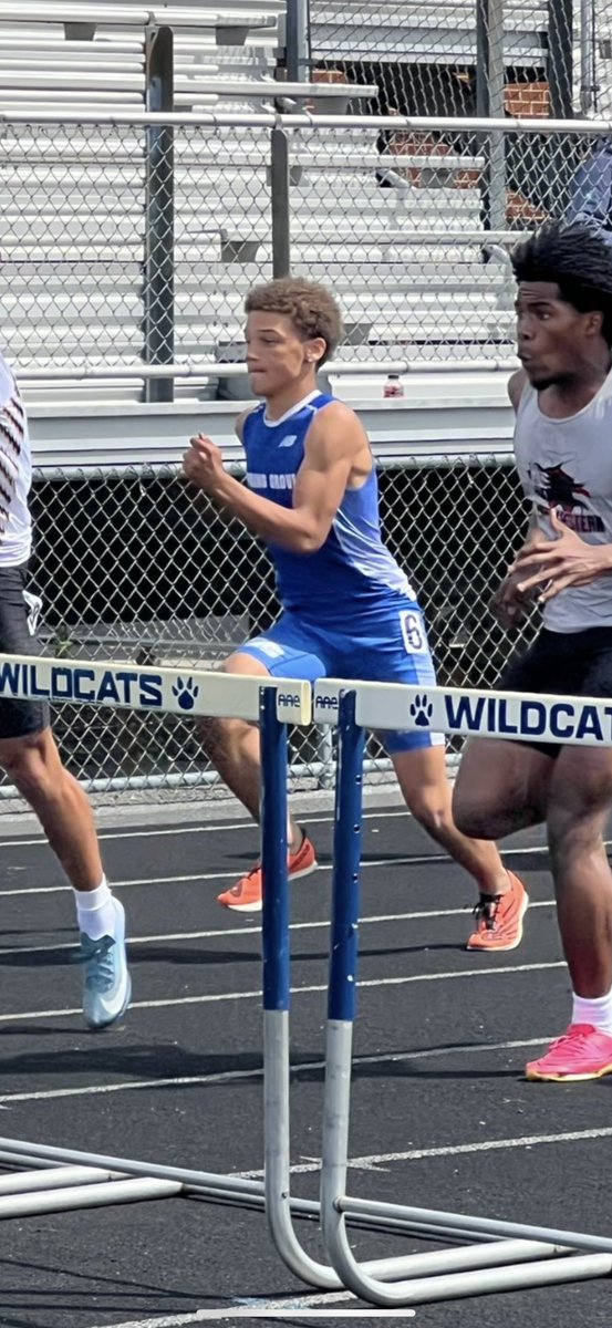 Still can’t believe it… just a freshman and I’m headed to districts for 110H! So thankful for this opportunity — locked in this week!🔒 Let’s go!! <a href="/BriancampbellS3/">Brian Campbell Sr.</a> @SGRockets 🚀