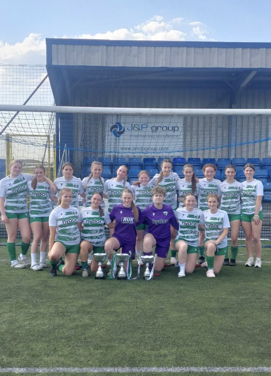 The New Saints FC Women (@tnsfcwomen) on Twitter photo π»πππππ πππππππ
Congratulations to The New Saints U16s, who claimed the treble yesterday with a 2-0 victory over Airbus UK Broughton in the NEWFA Girls Cup Final! π’βͺοΈ
A goal from skipper, Grace Thomas, and an Evie Wigley penalty gave Mark Weaverβs team the win. π»πππππ πππππππ
Congratulations to The New Saints U16s, who claimed the treble yesterday with a 2-0 victory over Airbus UK Broughton in the NEWFA Girls Cup Final! π’βͺοΈ
A goal from skipper, Grace Thomas, and an Evie Wigley penalty gave Mark Weaverβs team the win.