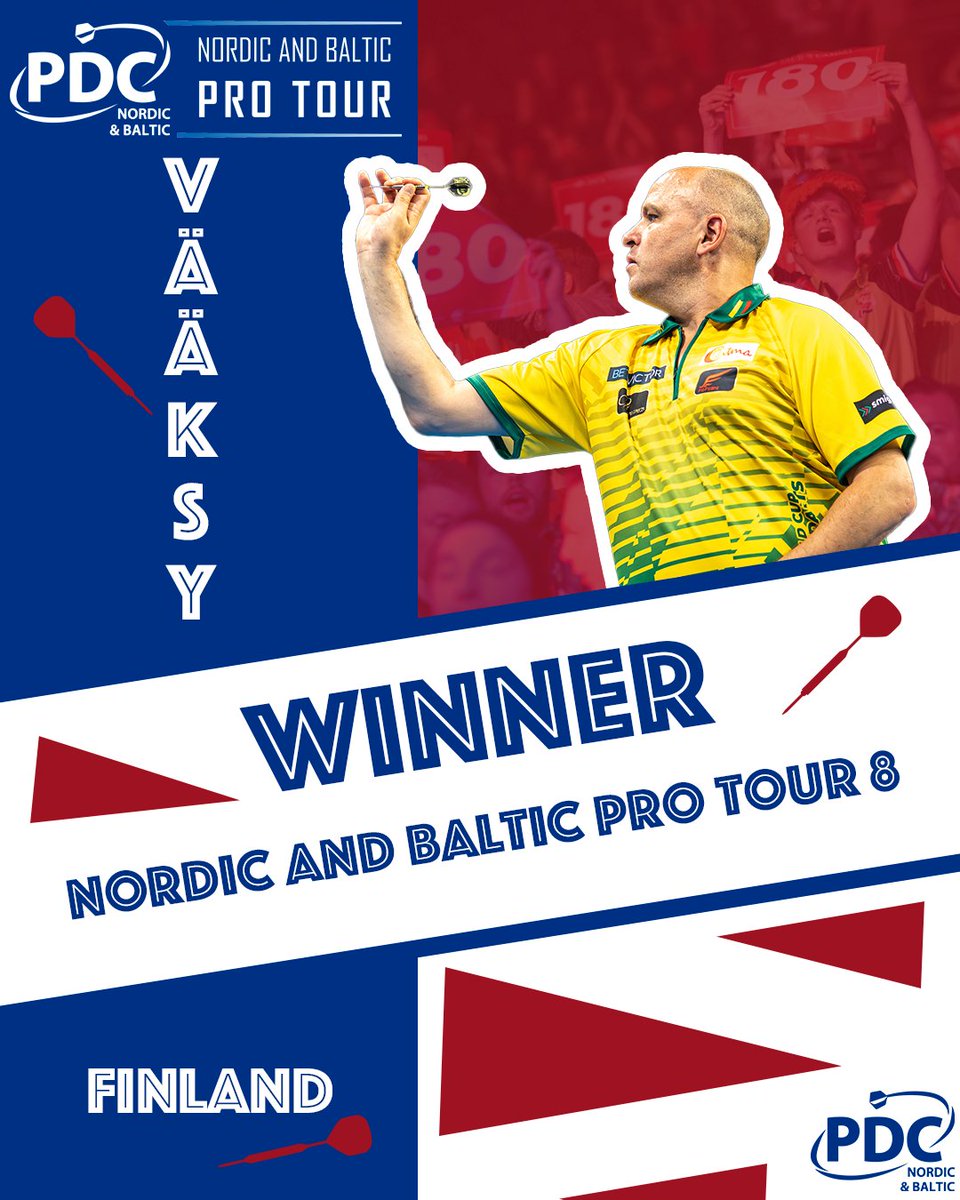Lucky D goes all the way and secures his first Nordic and Baltic Pro Tour title of the season with a 6-3 victory against Andreas Harrysson in the final! 🏆
