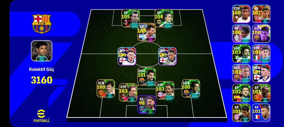 Beyler bu kadroya kim alınır birde diziliş önerir misiniz