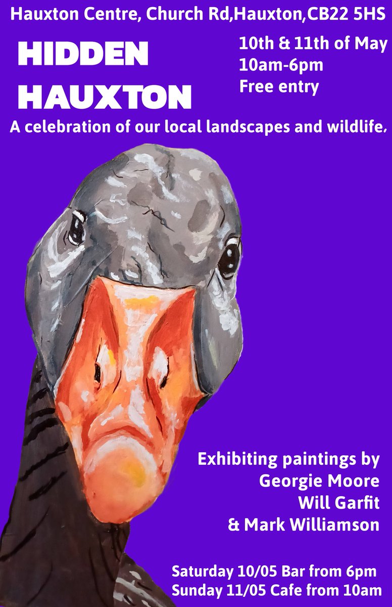 Mousumi Bakshi 📣 (@mo_bakshi) on Twitter photo Beautiful day and if you’re in the Cambridge area, worth popping along to see an exhibition of local landscapes by my friend and former BBC colleague <a href="/markrwilliamson/">Mark Williamson</a> (among others) at the Hauxton Centre Beautiful day and if you’re in the Cambridge area, worth popping along to see an exhibition of local landscapes by my friend and former BBC colleague <a href="/markrwilliamson/">Mark Williamson</a> (among others) at the Hauxton Centre