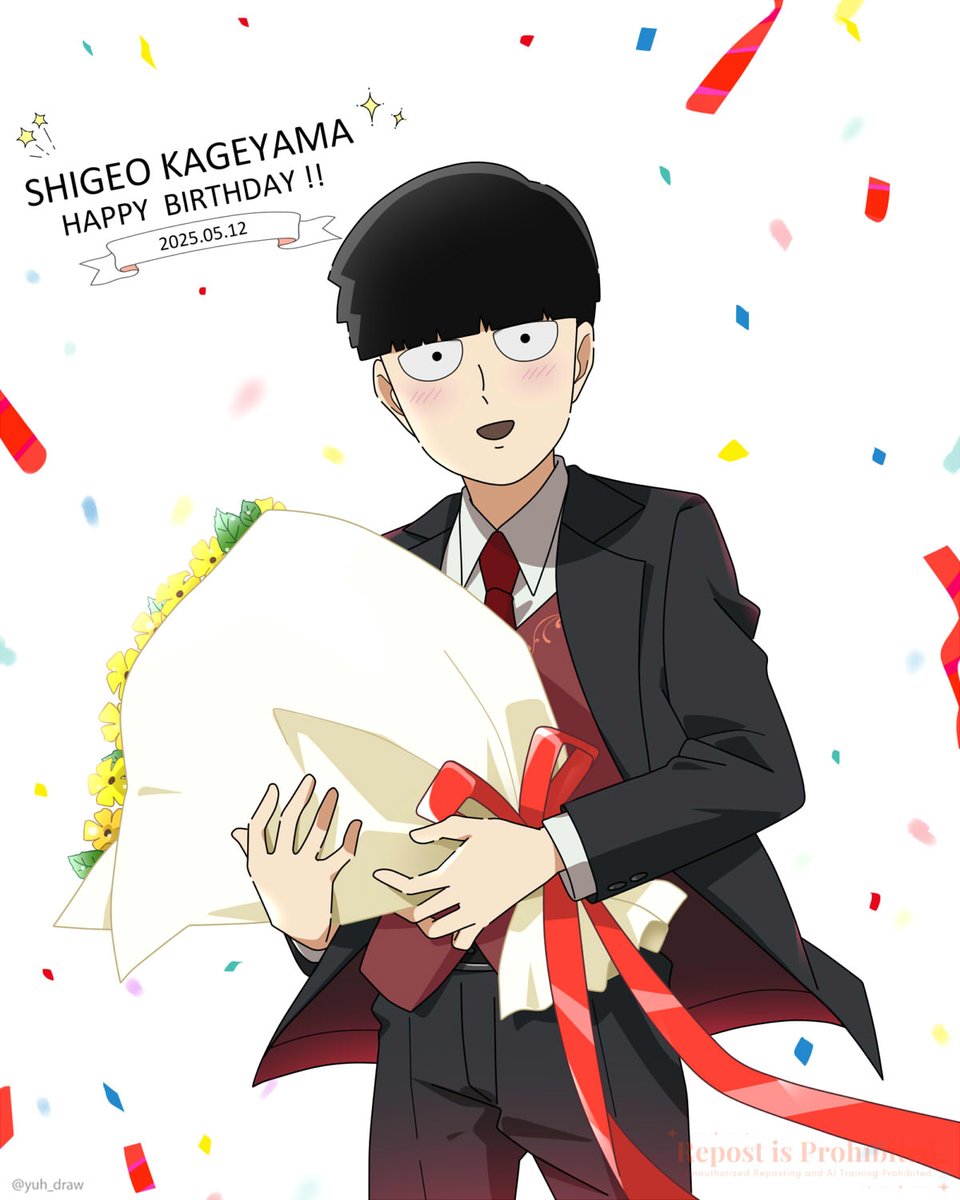 モブくん!!お誕生日おめでとう!!🥳🎉
#影山茂夫誕生祭2025
#影山茂夫生誕祭2025