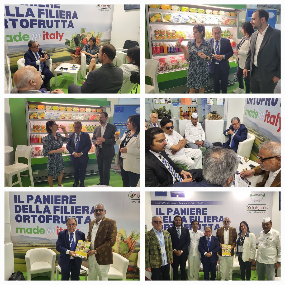 #Giorni da Mac frut . Parte della giornata del 7 .
Con La Liverani ( Masterchef) e il Ministro dell' Agricoltura dello Stato indiano Maharashtra.
Ortofrutta , benessere e cooperazione internazionale 
Con #Agrocepi. 
<a href="/follower/">follower</a>