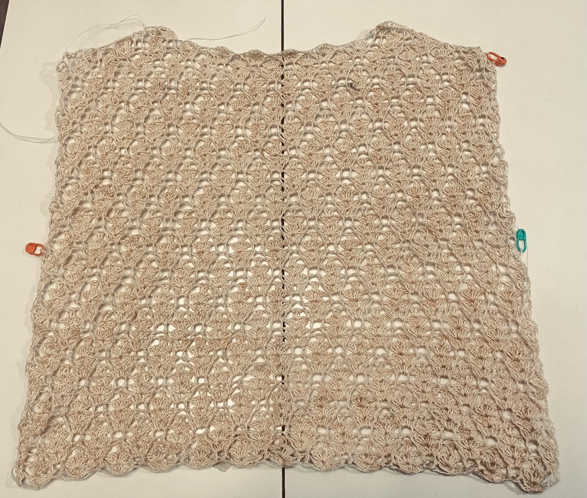 こっちが表だ！後身頃✨
わーい❀.(*´▽`*)❀.