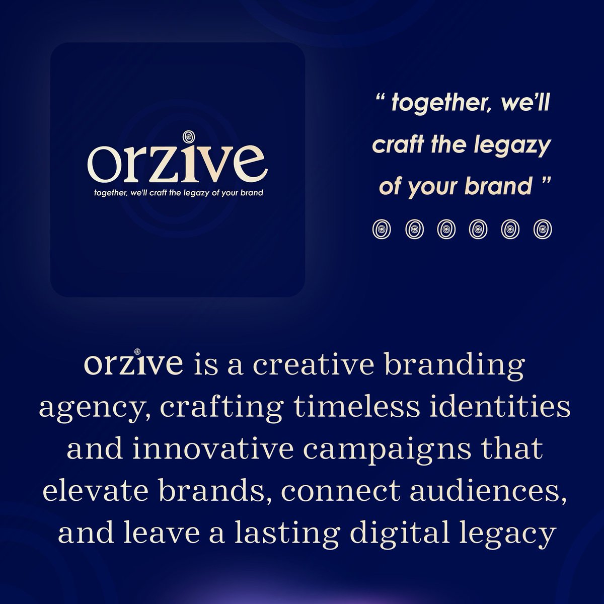 orzive's tweet photo. together, we'll craft the legazy of your brand ✨

#TeamOrzive https://t.co/StmO4mwbYP