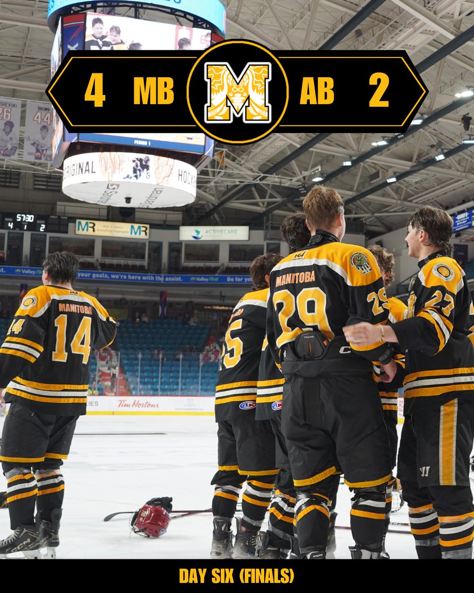 _MASRC's tweet image. 〽️🏒 Manitoba takes home both gold medals at #NAHC2025! 🏒〽️

Congratulations to the players and their families, coaches, staff and everyone in between!

Team Manitoba NAHC 2025 photo gallery: photos.app.goo.gl/CqqmyLeQqJTyWJ…

#tobastrong