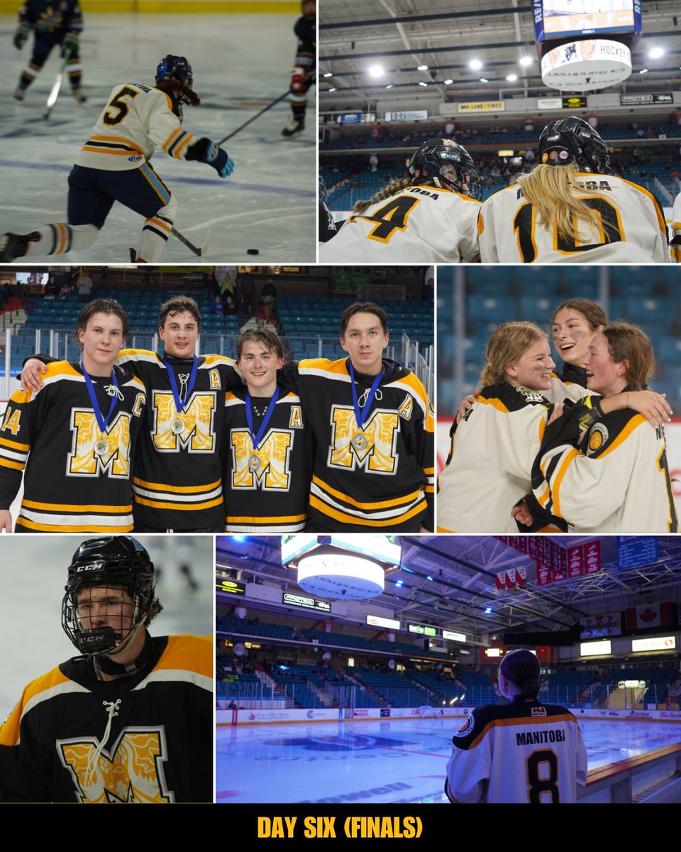 〽️🏒 Manitoba takes home both gold medals at #NAHC2025! 🏒〽️

Congratulations to the players and their families, coaches, staff and everyone in between!

Team Manitoba NAHC 2025 photo gallery: photos.app.goo.gl/CqqmyLeQqJTyWJ…

#tobastrong