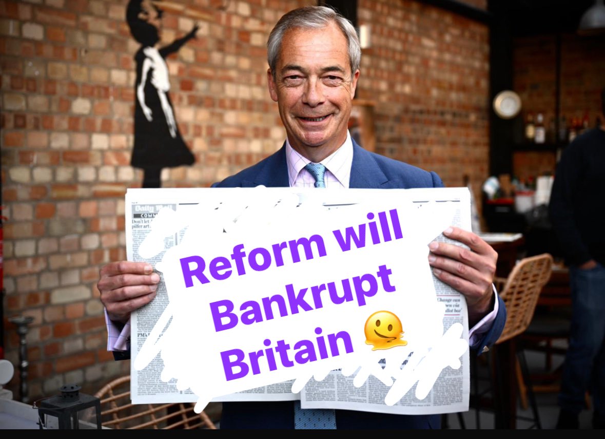 In around 600 words <a href="/Nigel_Farage/">Nigel Farage MP</a> has committed taxpayers to £80 BILLION (with a “B”) in extra borrowing…

That’s mortgaging your children’s future, that’s crippling business that’s Bankrupting Britain.