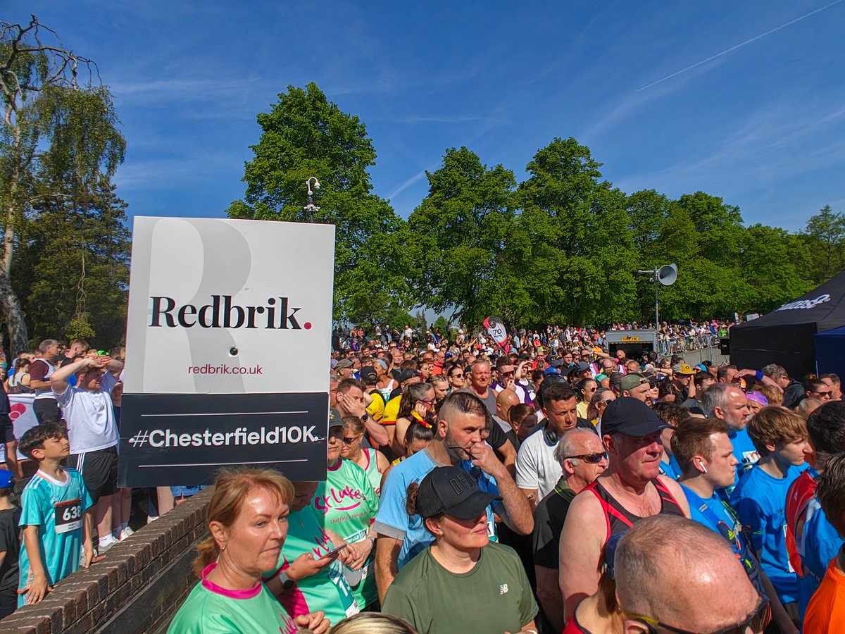 Well done everyone who took part in the <a href="/RedbrikChes10k/">Redbrik Foundation Chesterfield 10k</a> today.

#LoveChesterfield