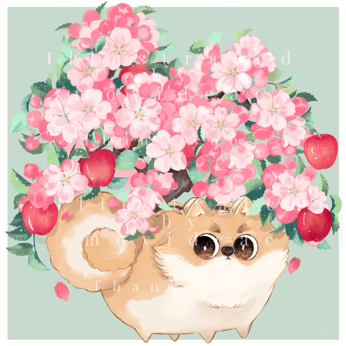 น้องมุมิๆมาก น้องปอมดอกแง๊บเปิ้ลจากทางบ้านฮ้าบ เจ้าอุ๋มยังรับคอมมิชตลอดไปนะ

#commissionTH #Commission #commissionsopen #คมชโฮมุ้ #รับวาดรูป #คอมมิชชั่น