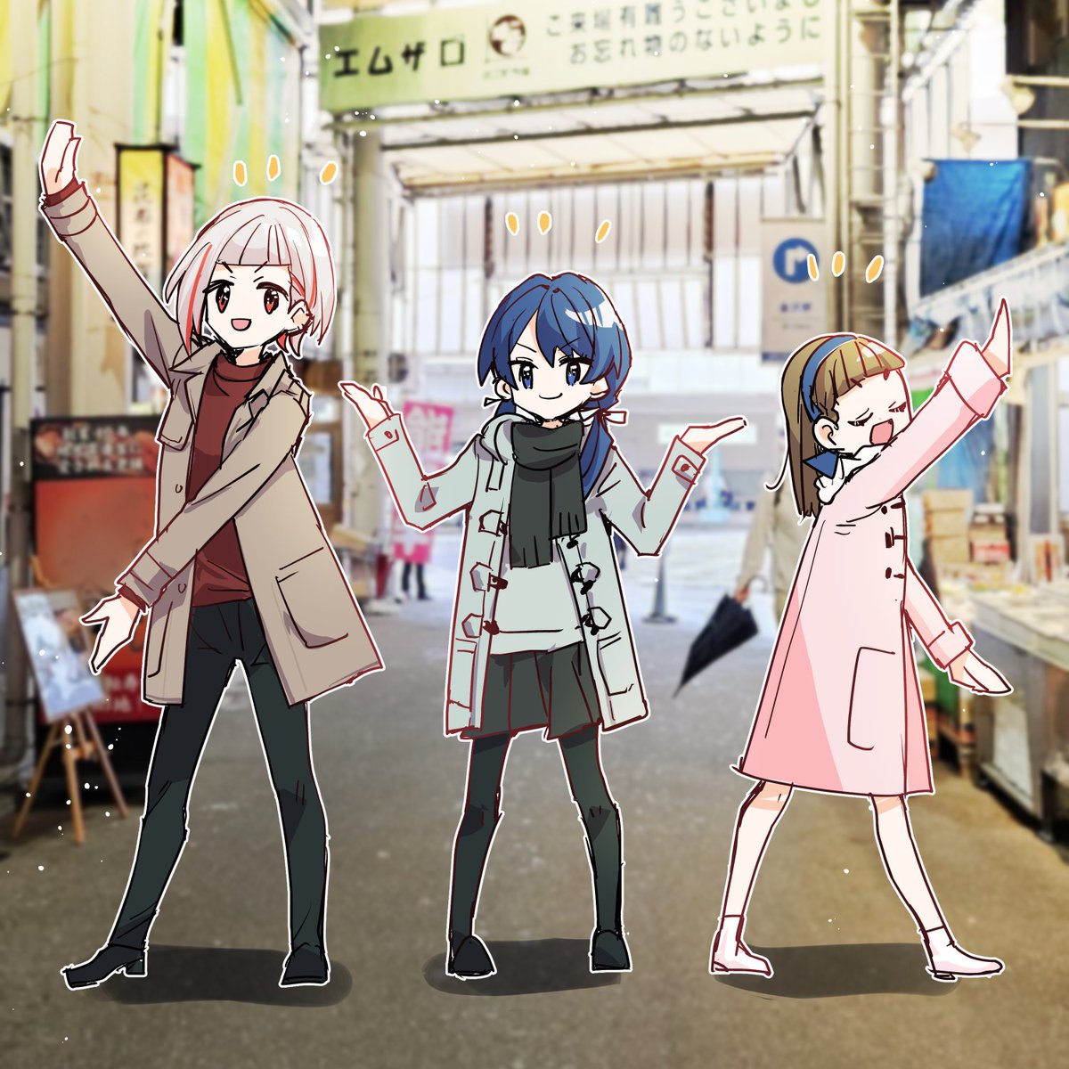 「フラスタのお誘い蓮4thライブツアー横浜公演、夢の旅の先でのDOLLCHESTR」|環月紙袋僕ラブ「ジ51,52」せつはる合同＋おまめ合同＋個人誌🌈👼🔖💫🐬♦✨のイラスト